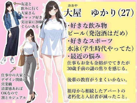 チン体契約  欲求不満限界アラサー大家にチンポを請求される サンプル画像1