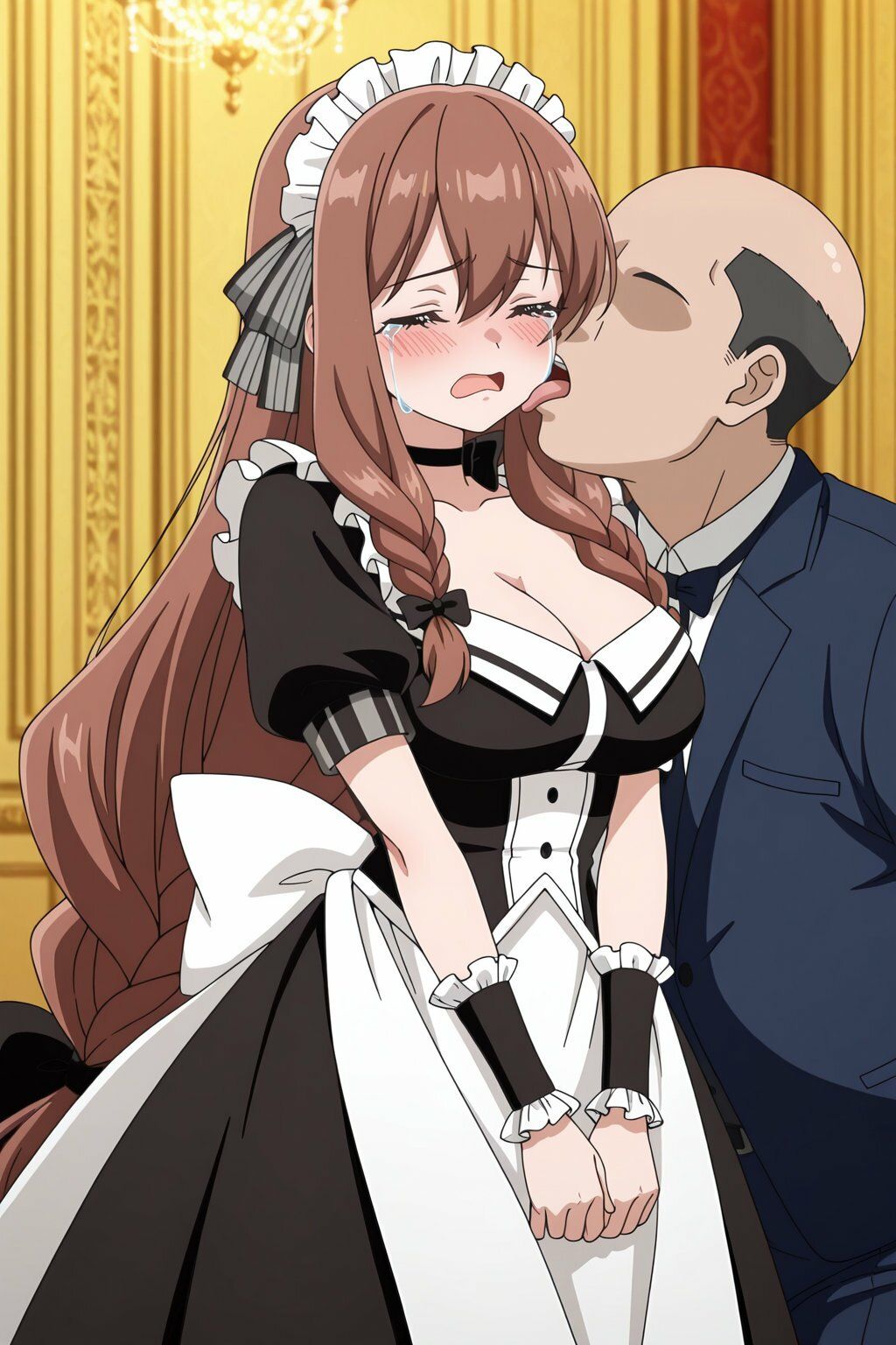 テ●ル キモおじ強●性接待 サンプル画像2