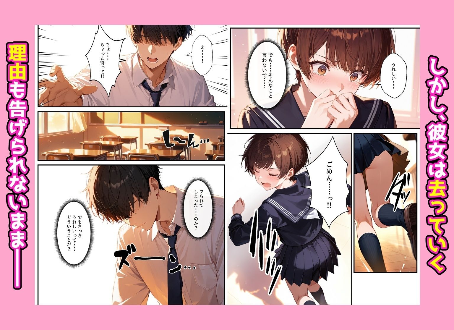 デリヘル呼んだらフられた子と再会して、あまあまなエッチした話 サンプル画像2