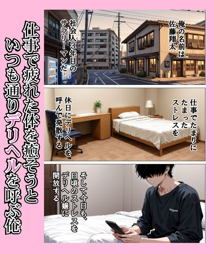 デリヘル呼んだら昔の幼馴染が来ておいしい思いをした話 サンプル画像1