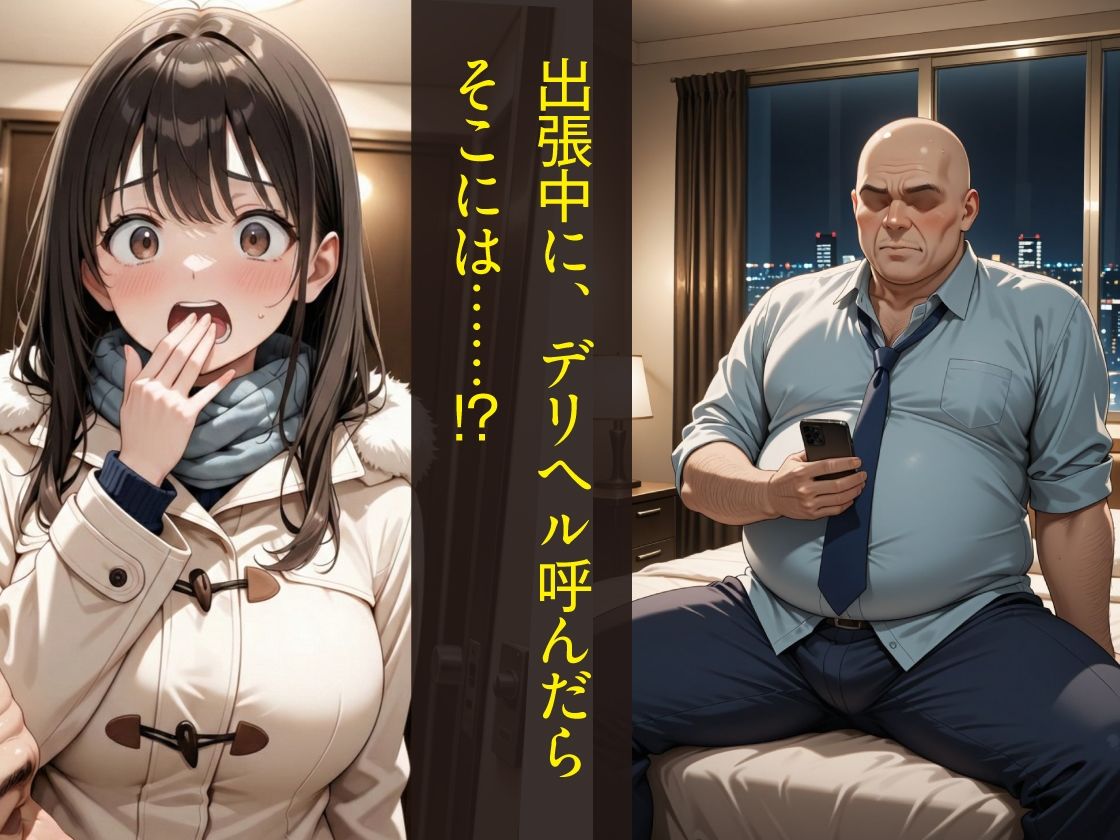 デリヘル呼んだら清純OL巨乳部下だった！ 〜キモ課長にトロ甘中出し堕ち〜 サンプル画像4