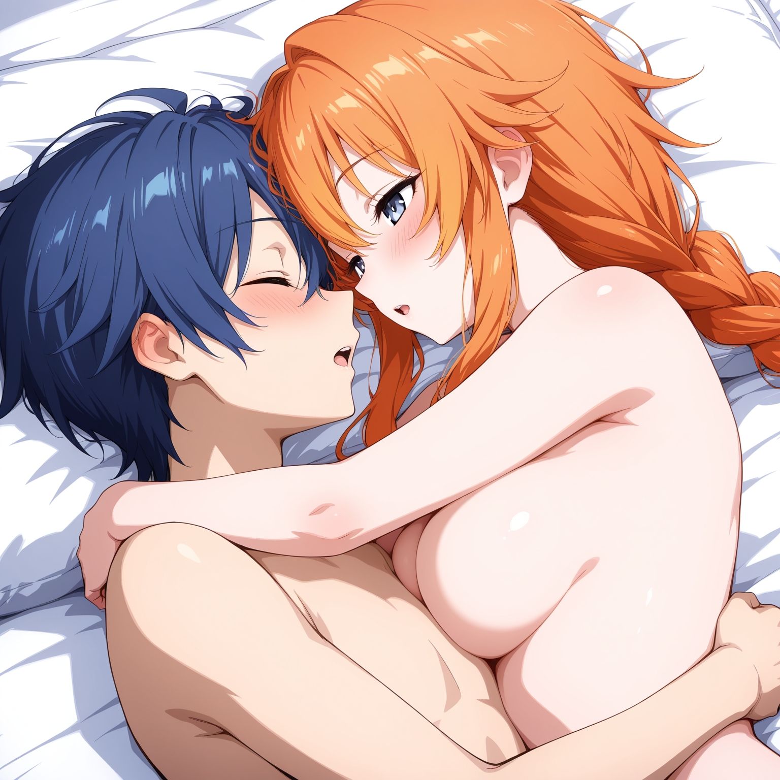 デート・〇・ライブ  HなAIイラスト集 sexしないと出られない部屋  vol.1 サンプル画像1