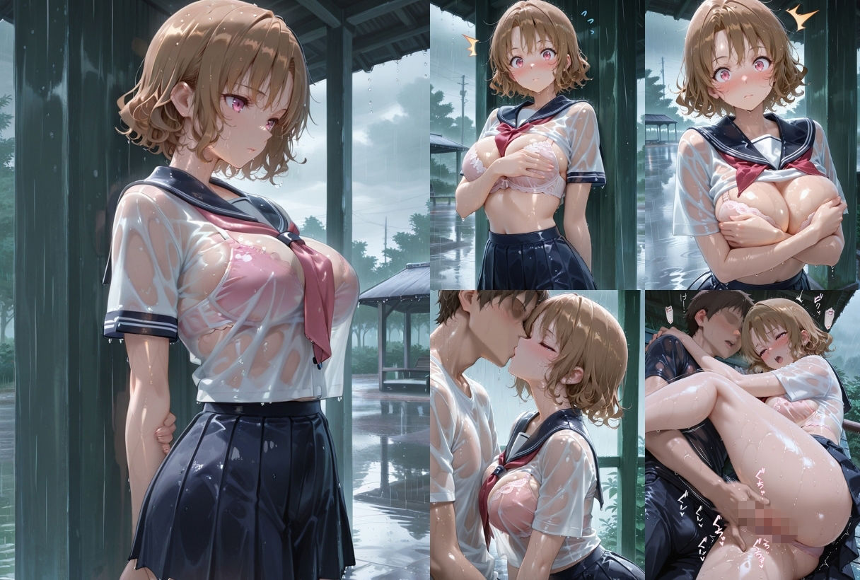 ト●ブル2-雨宿り編 ・卑猥パーソナルトレーニング編 ・母乳人妻編- サンプル画像4