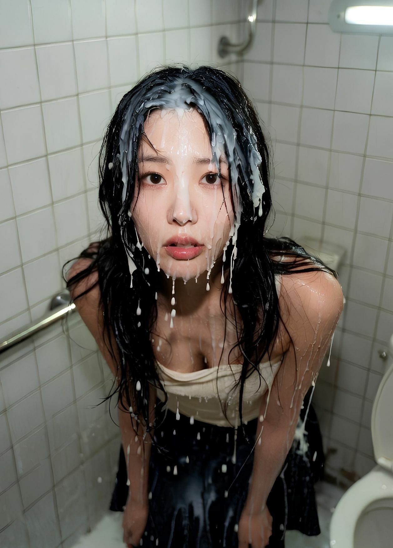 トイレで激射。 サンプル画像10