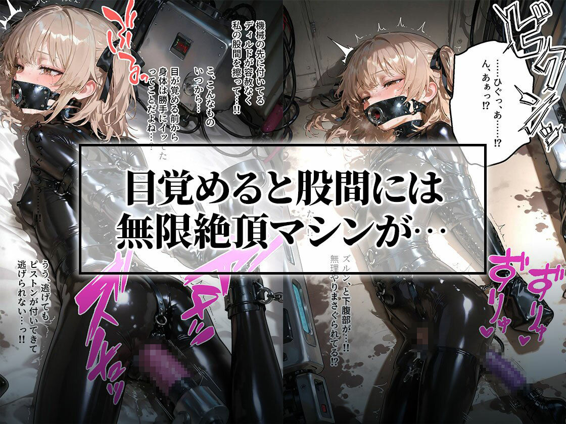 ドMラバースーツ女子の飼い方3｜ペット扱い＆連続マシン絶頂 サンプル画像5