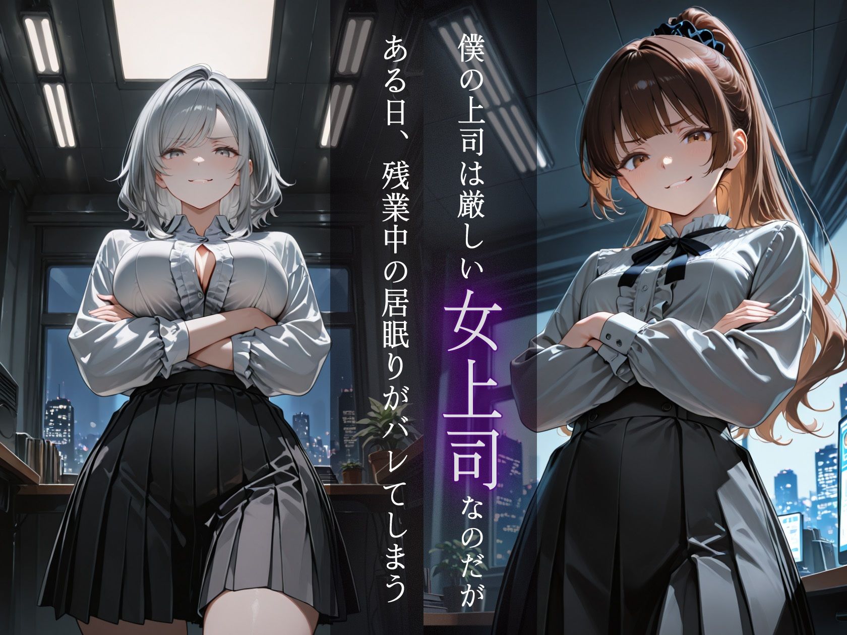 ドSで超肉食の女上司に徹底搾精される サンプル画像1