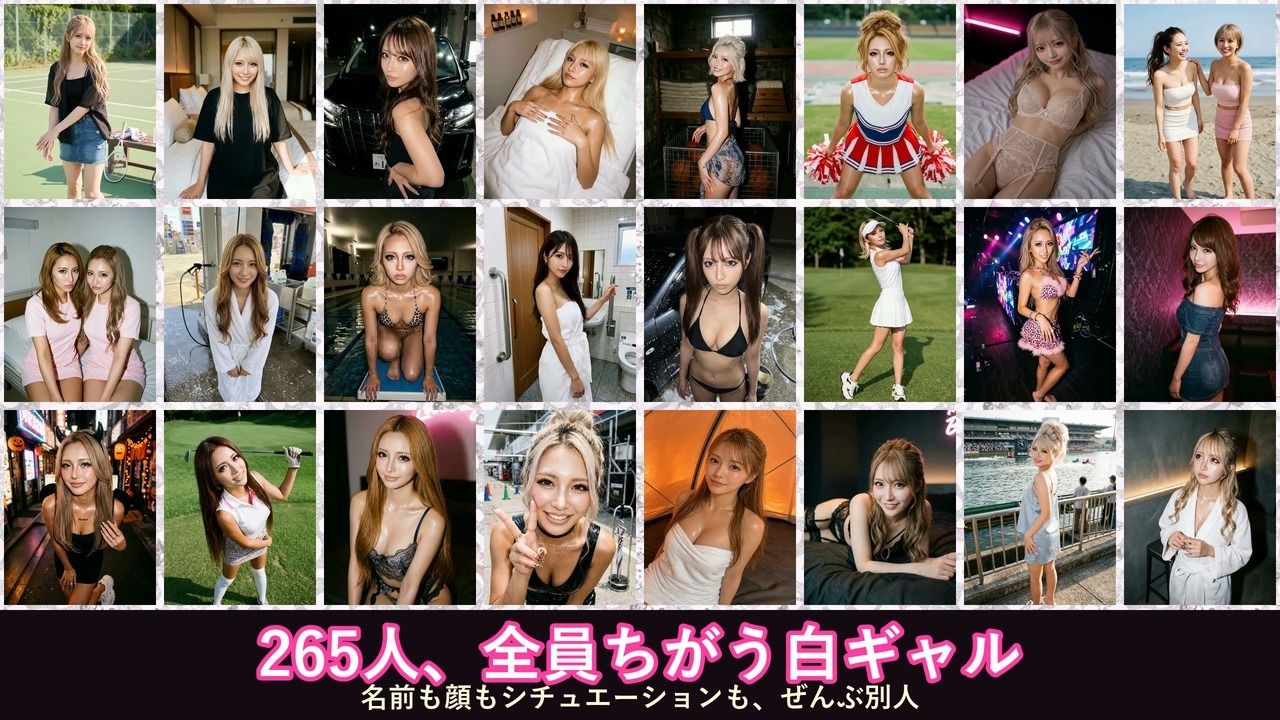 ドパギャル！！ホワイトオパール☆ 〜白ギャル動画ガチャコレクション〜 サンプル画像2