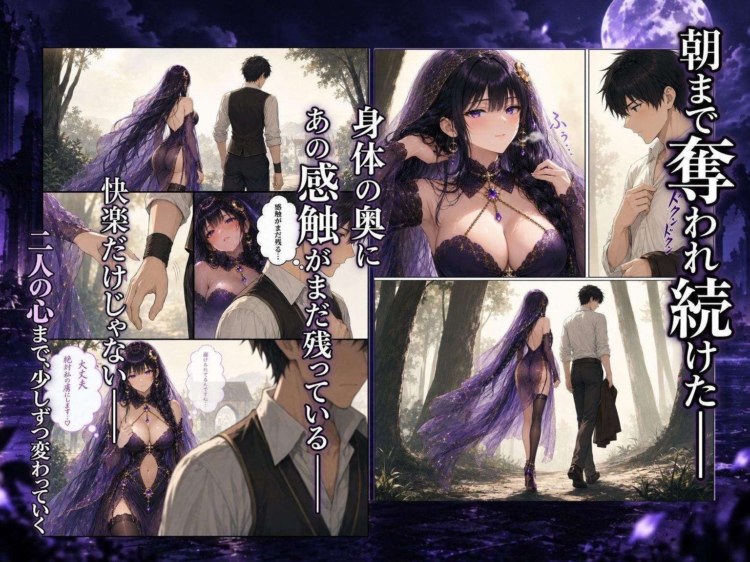 ド淫乱ヒーラー「ツキミの回復術」―精力が尽きるたび回復魔法で何度も搾り取られた― サンプル画像4