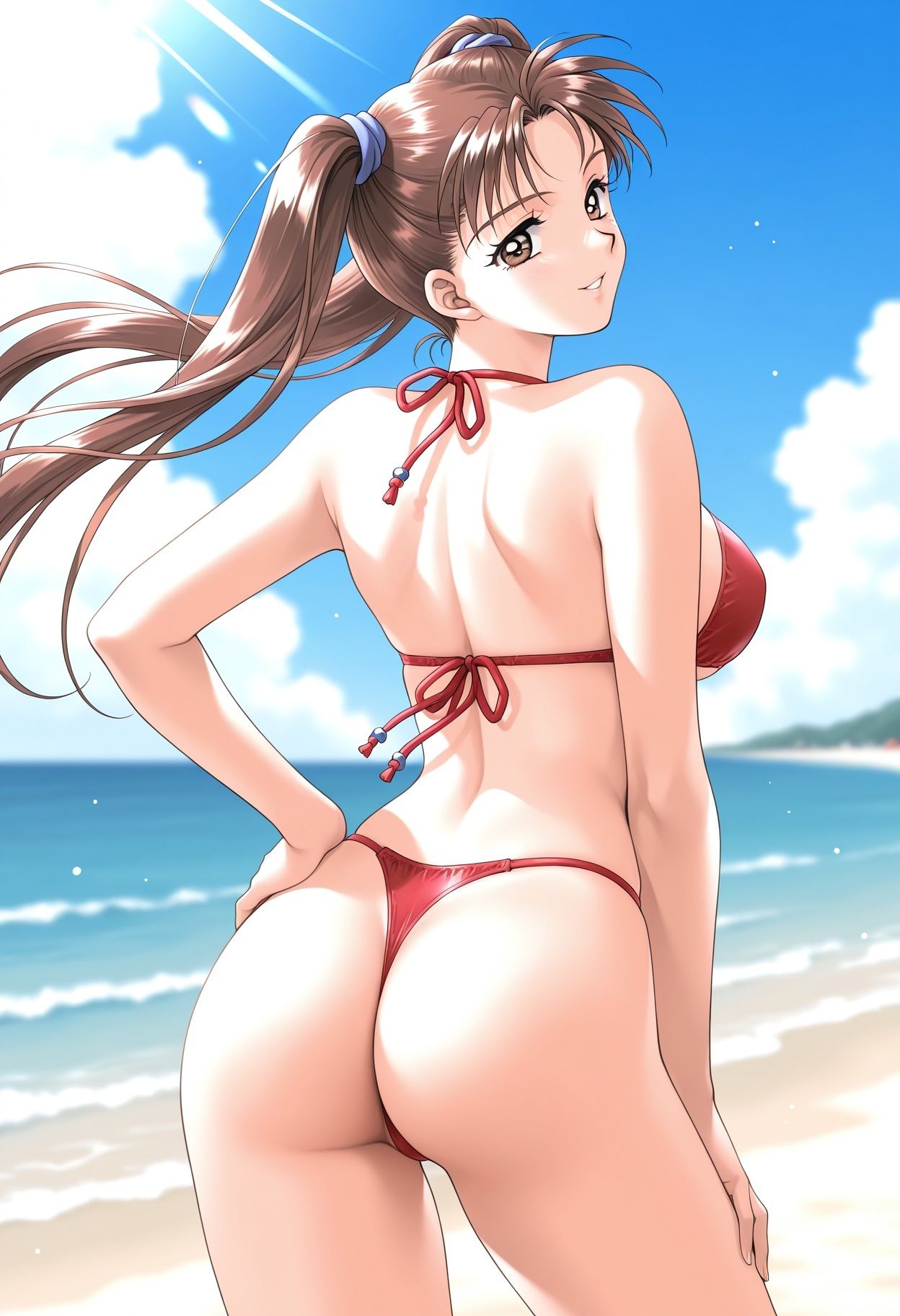 ニヒルな笑みの美術部員 サンプル画像1
