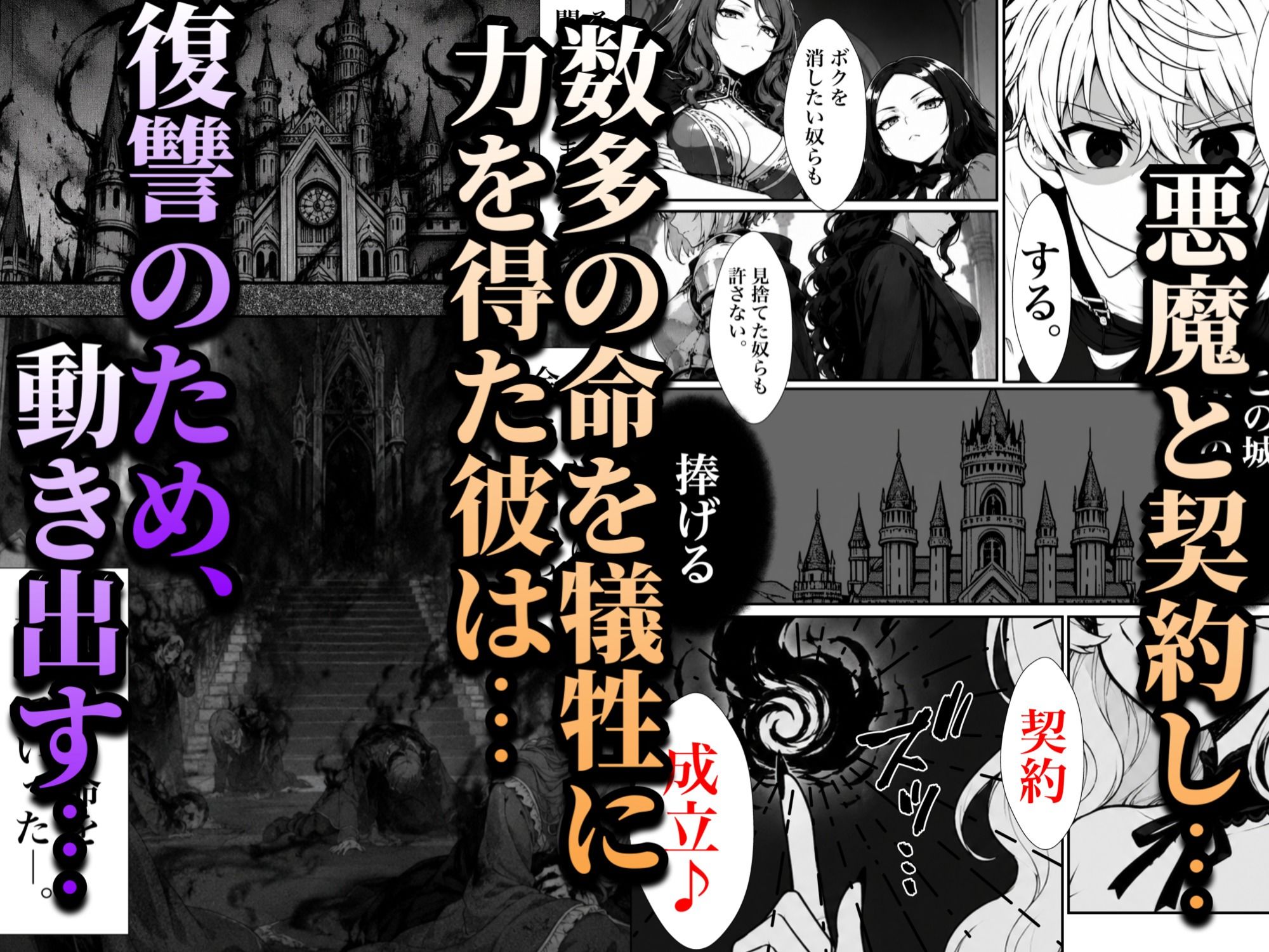ネクロマンサーになって蘇生傀儡化、滅びた王国をハーレム帝国に作り替える サンプル画像7