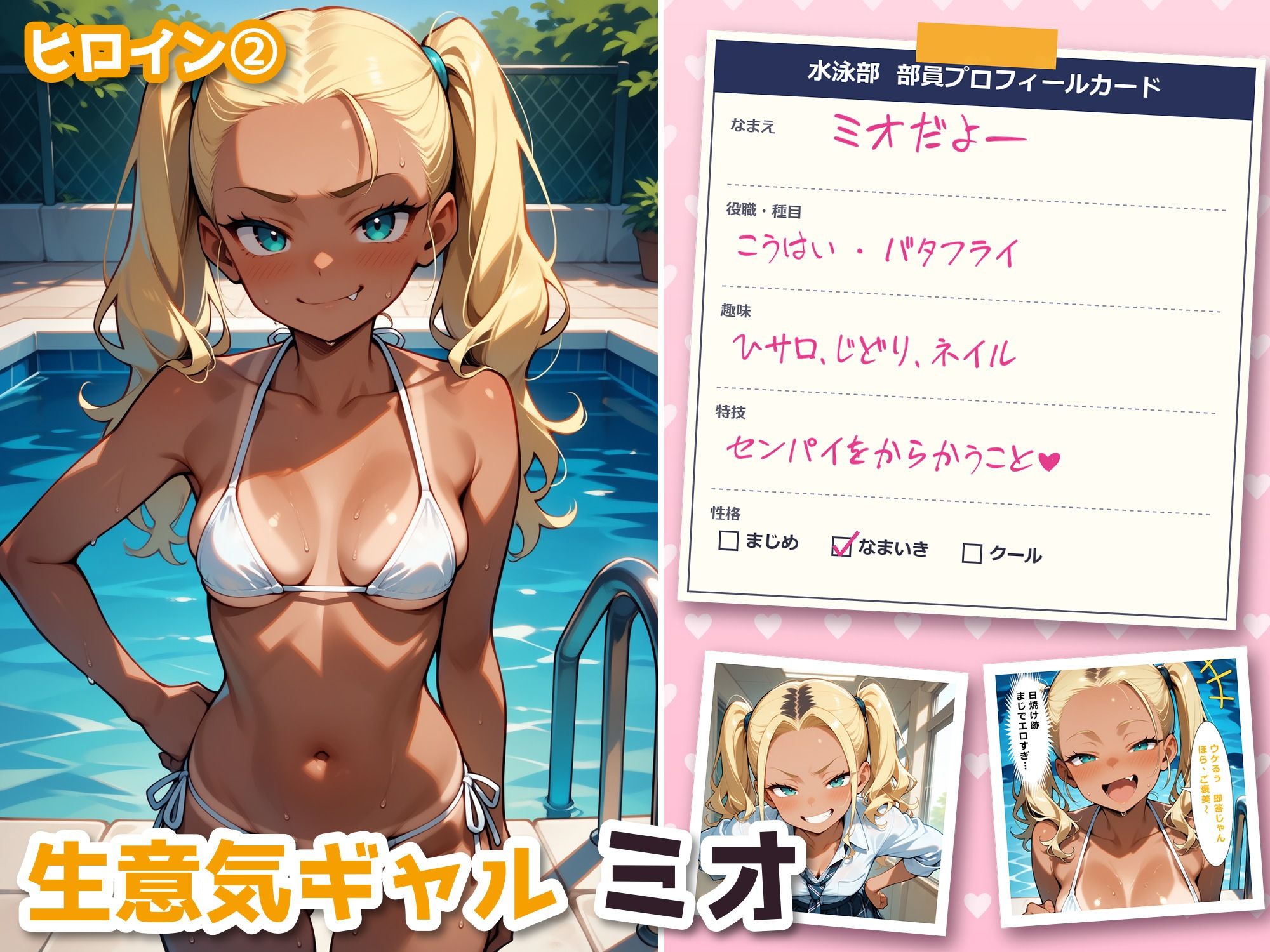 ノゾキミ。〜水泳部編〜 ノゾいたら美女部員4人に搾り取られた件 サンプル画像4