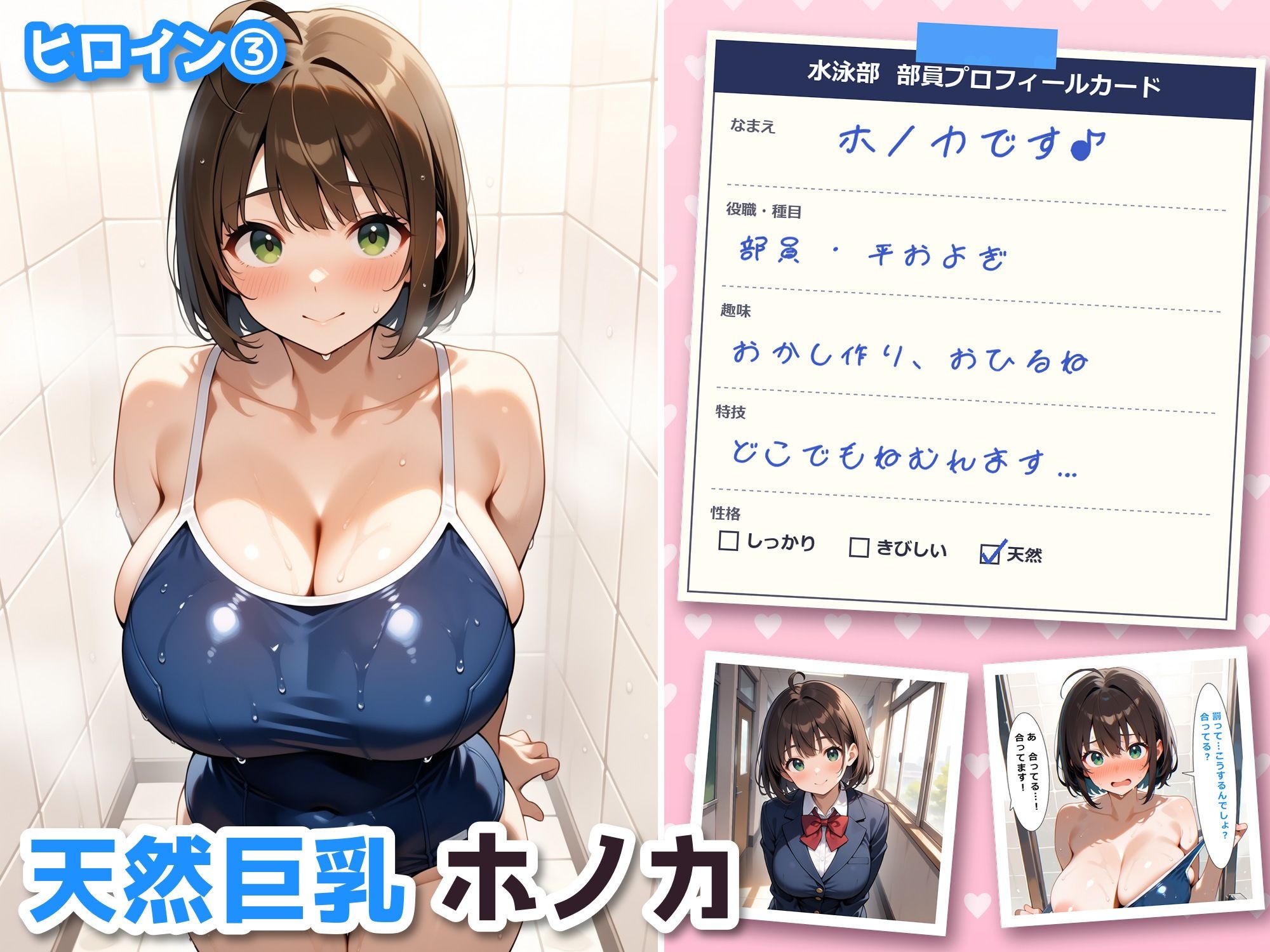 ノゾキミ。〜水泳部編〜 ノゾいたら美女部員4人に搾り取られた件 サンプル画像6