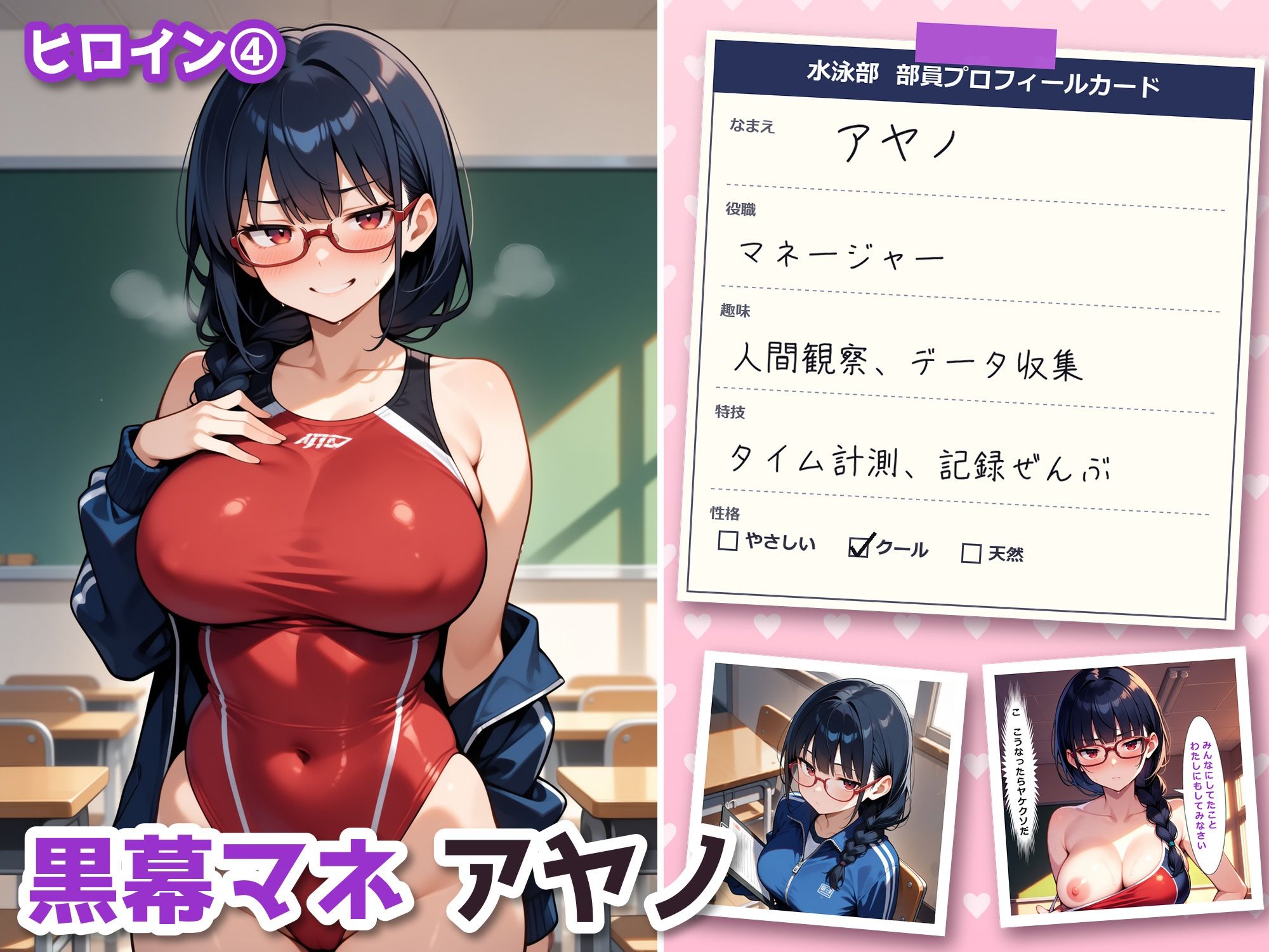 ノゾキミ。〜水泳部編〜 ノゾいたら美女部員4人に搾り取られた件 サンプル画像8