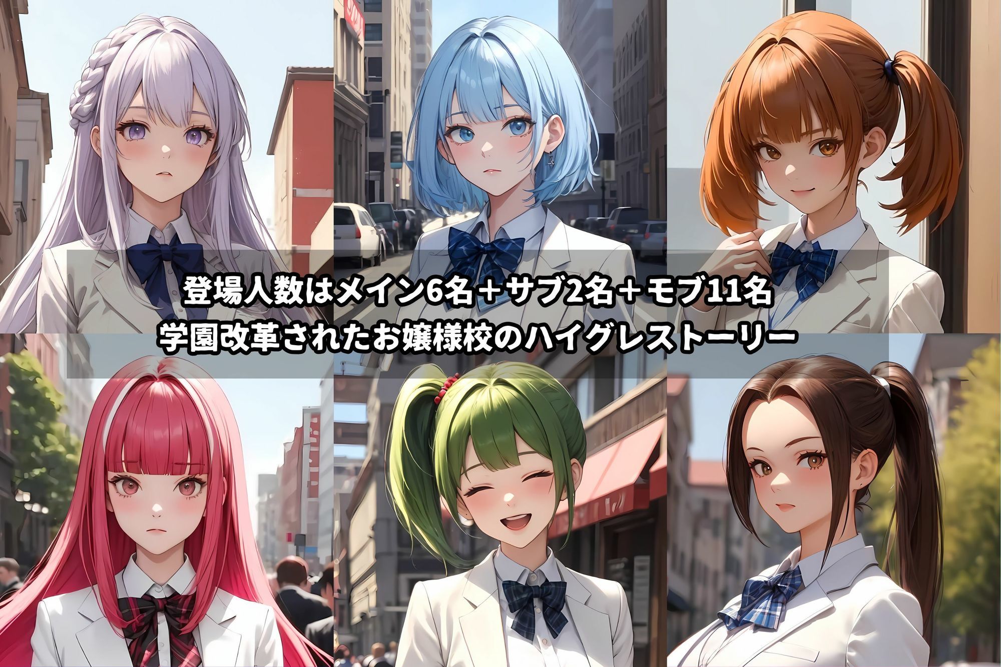 ハイグレ学園2  〜ハイグレインフルエンサーに変えられた少女たち〜 サンプル画像1