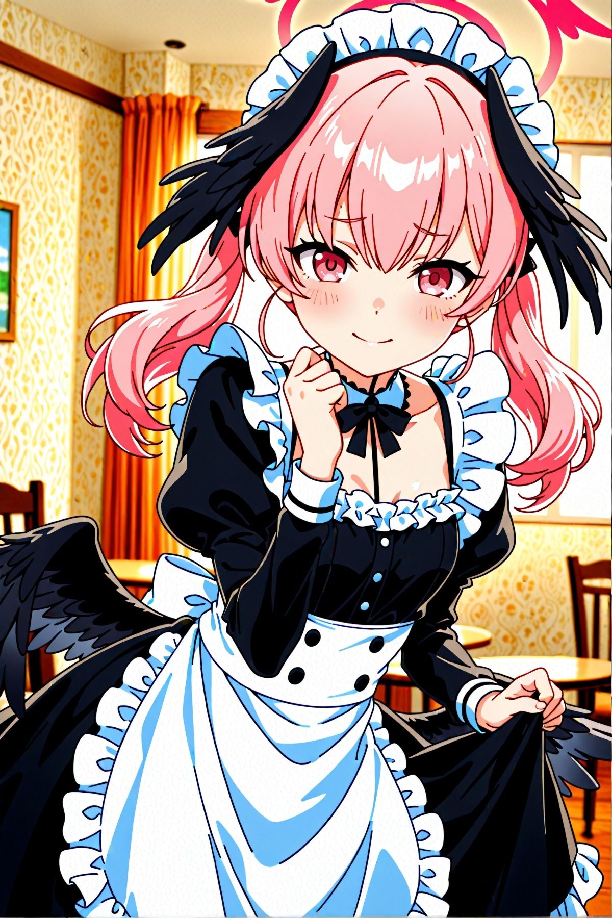 ハナコとコハルのメイド服コスプレエッチCG集 サンプル画像1