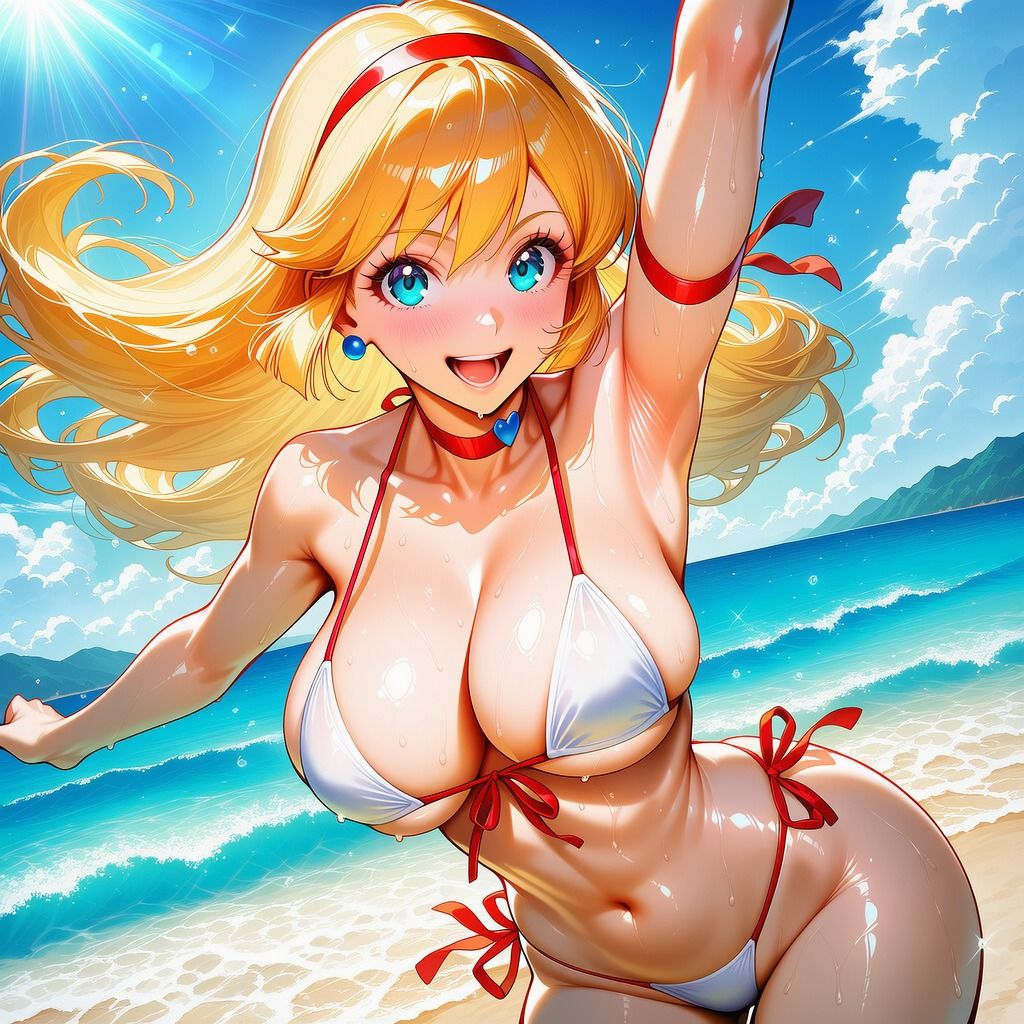 ハニーさんのイラスト集  〜豊満な双乳とムチムチしている下半身〜 サンプル画像3