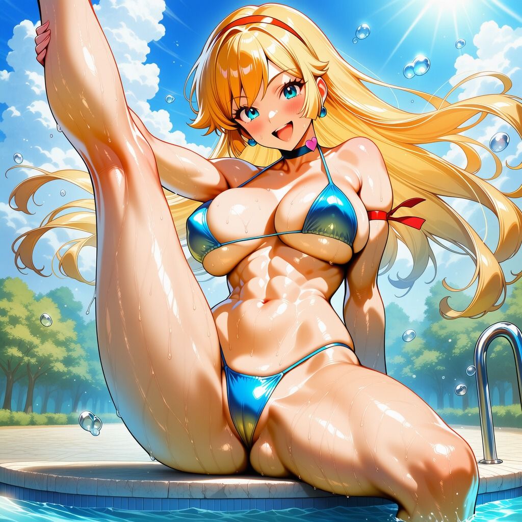 ハニーさんのイラスト集  〜豊満な双乳とムチムチしている下半身〜 サンプル画像6