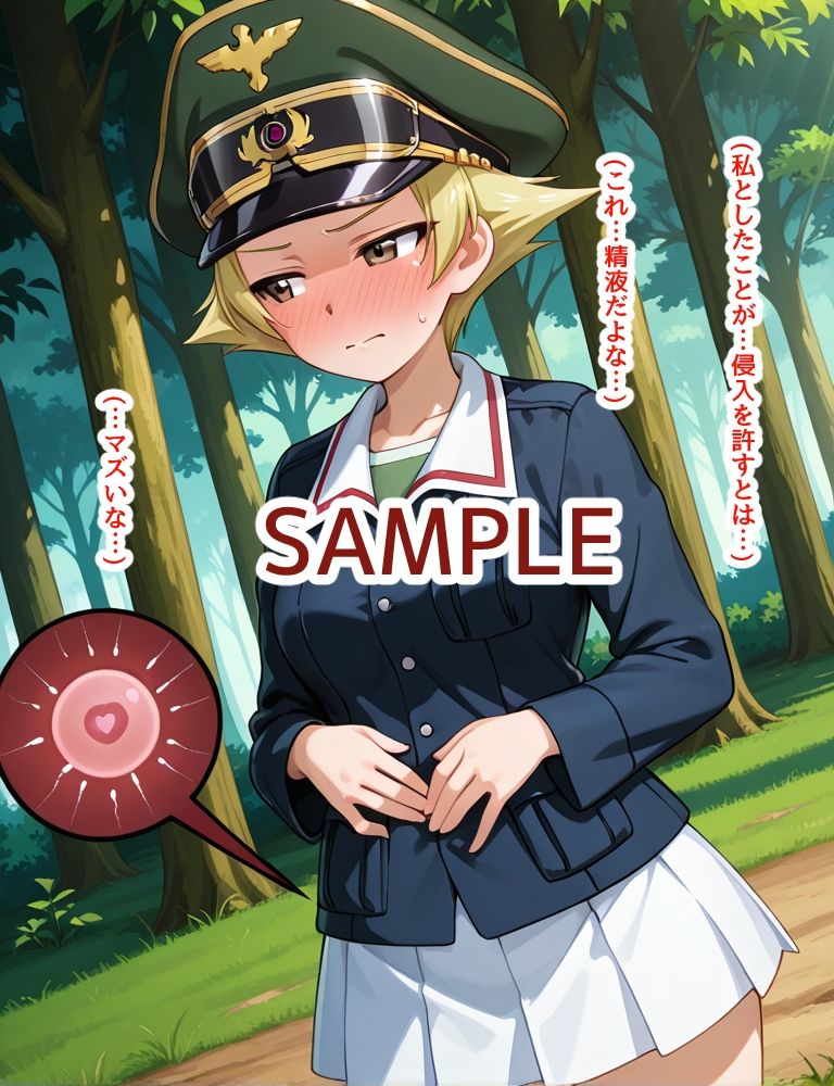 ハメパン〇ァー 〜どんなセクハラもルールと言われれば従っちゃう戦車道少女〜 サンプル画像7