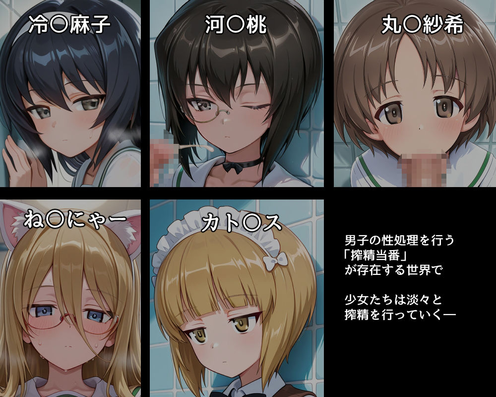ハメパン〇ァー 〜無表情で事務的搾精編〜 サンプル画像1