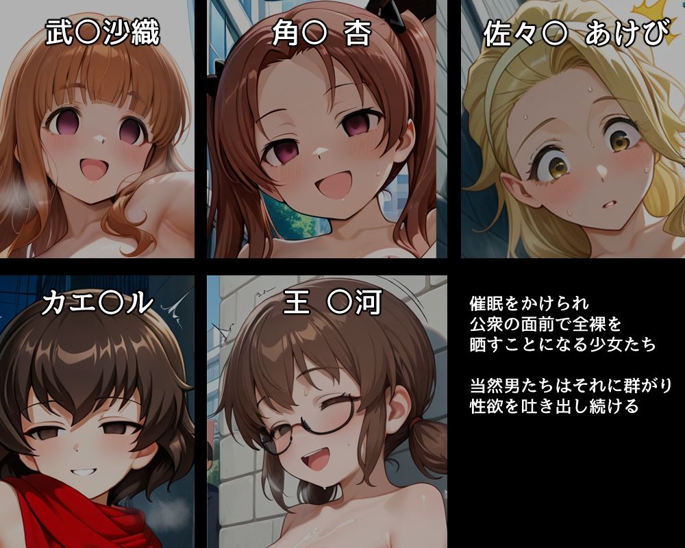 ハメパン〇ァー〜催●露出集団セックス編〜 サンプル画像1