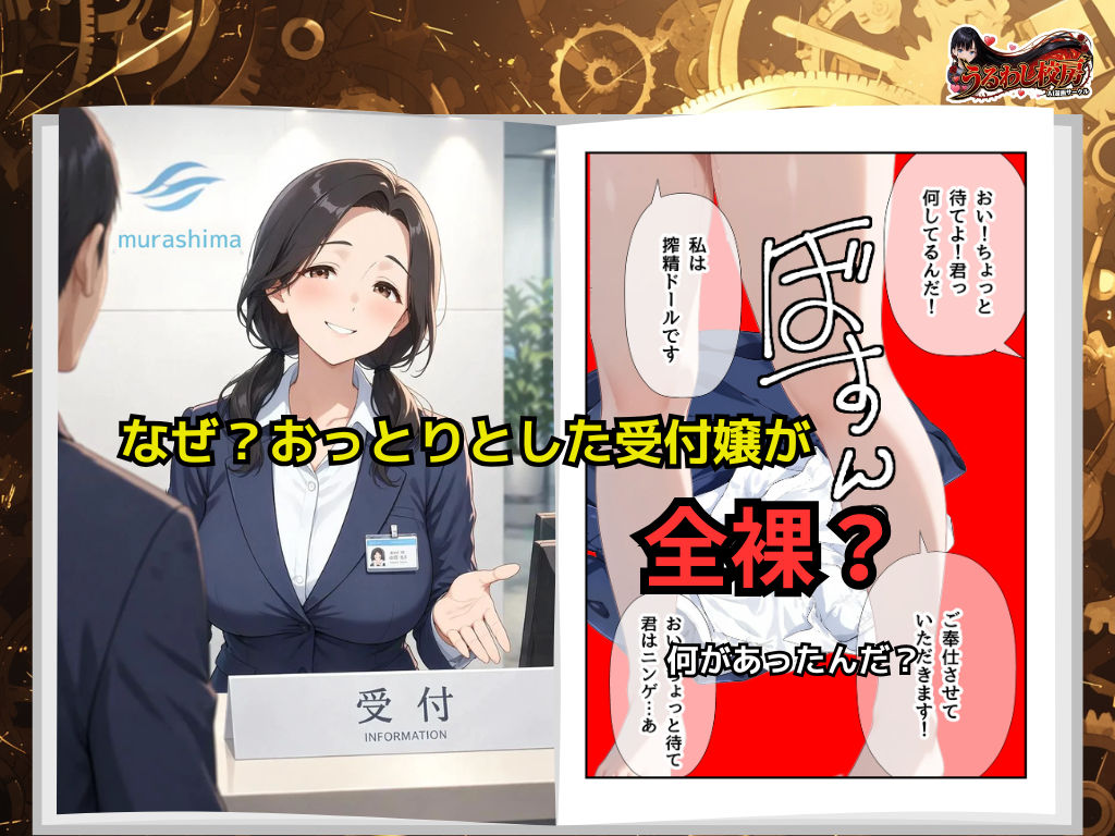 バグAIドールの代わりに！ おっとり受付嬢がご主人様を完璧に搾精します サンプル画像1