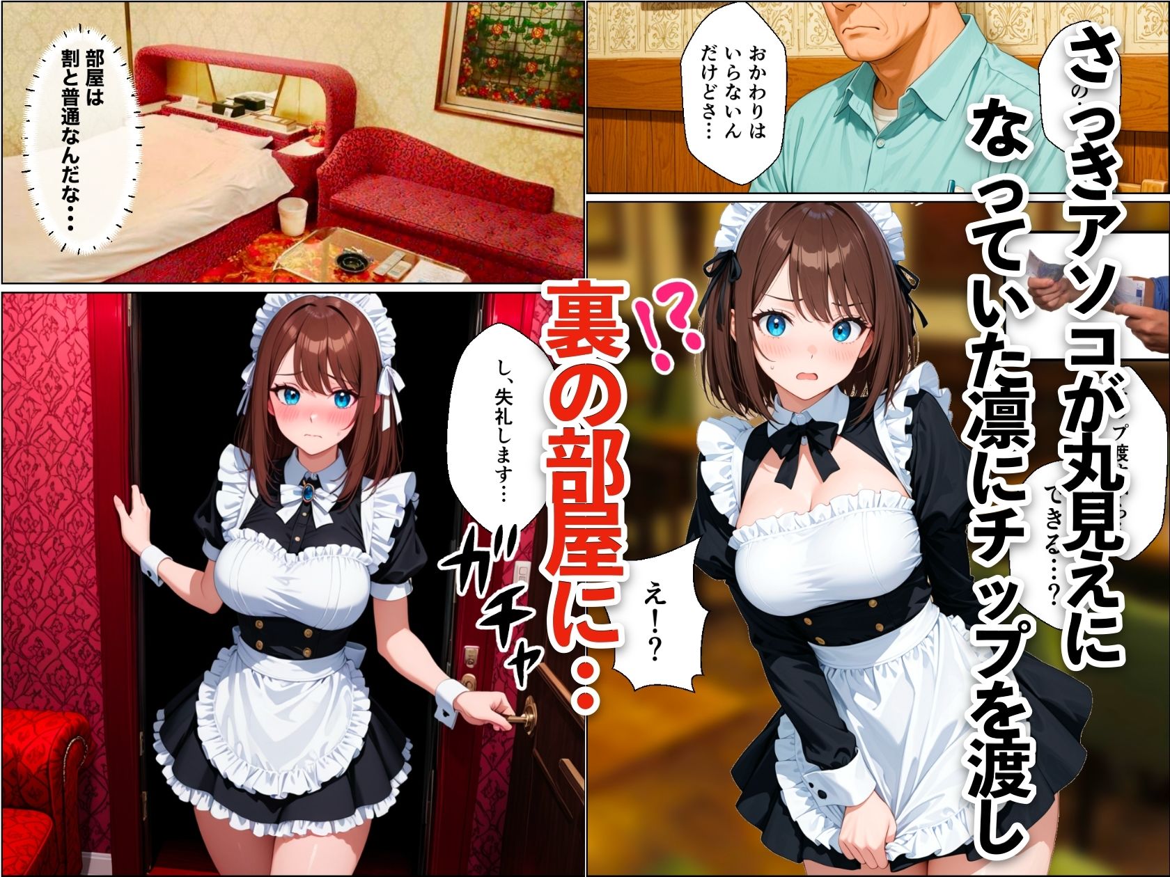 バブル時代に転生してノーパン喫茶でハーレムになった話 サンプル画像7