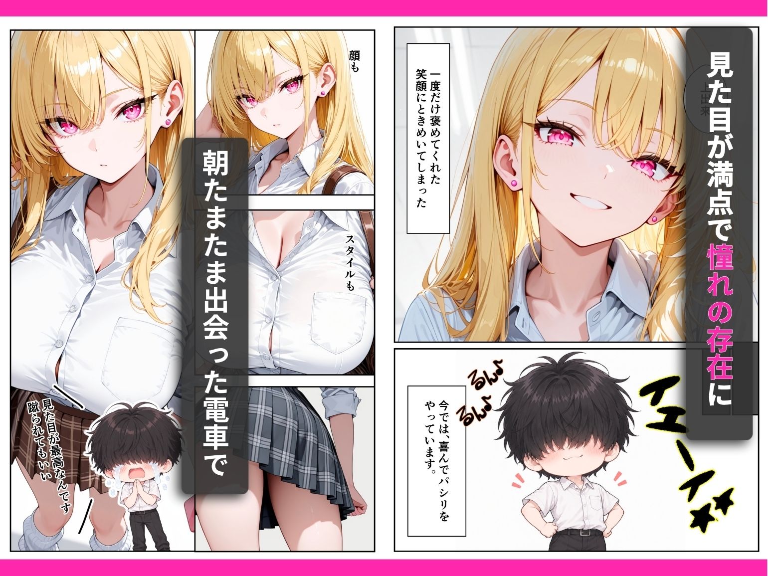 パシリの俺が憧れの一軍ギャルを痴●から救ったらちんぽ懇願された話 サンプル画像2