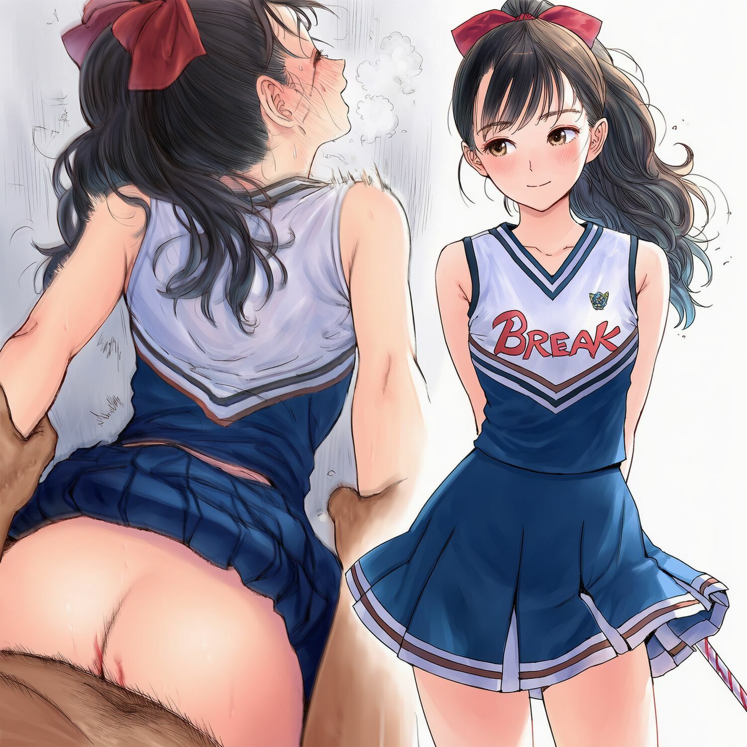 パパ活で処女を散らした制服姿の女の子 サンプル画像1