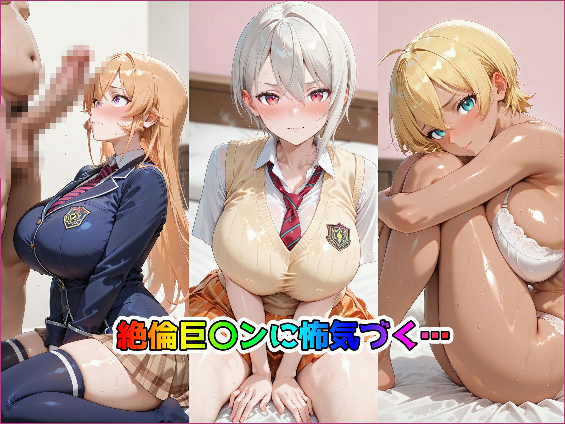 パパ活ヒロインと膣内射精えっちする話  食戟の〇ーマ編  薙切え〇な＆薙切ア〇ス＆水戸〇魅 サンプル画像3