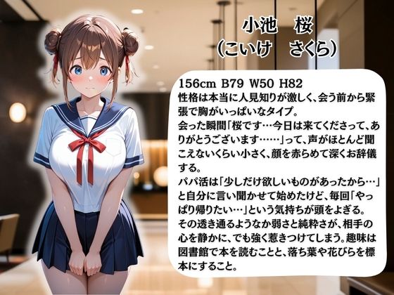 パパ活女子校生の秘密の性交記録No.7 さくら サンプル画像1