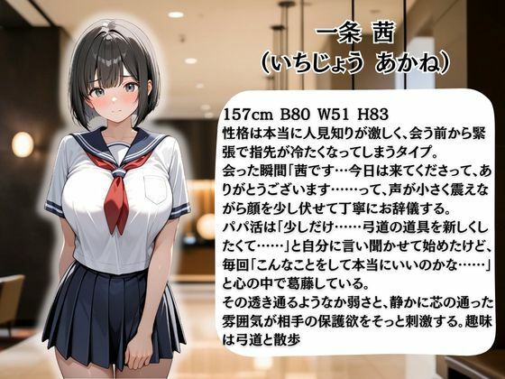 パパ活女子校生の秘密の性交記録No.9 あかね サンプル画像1