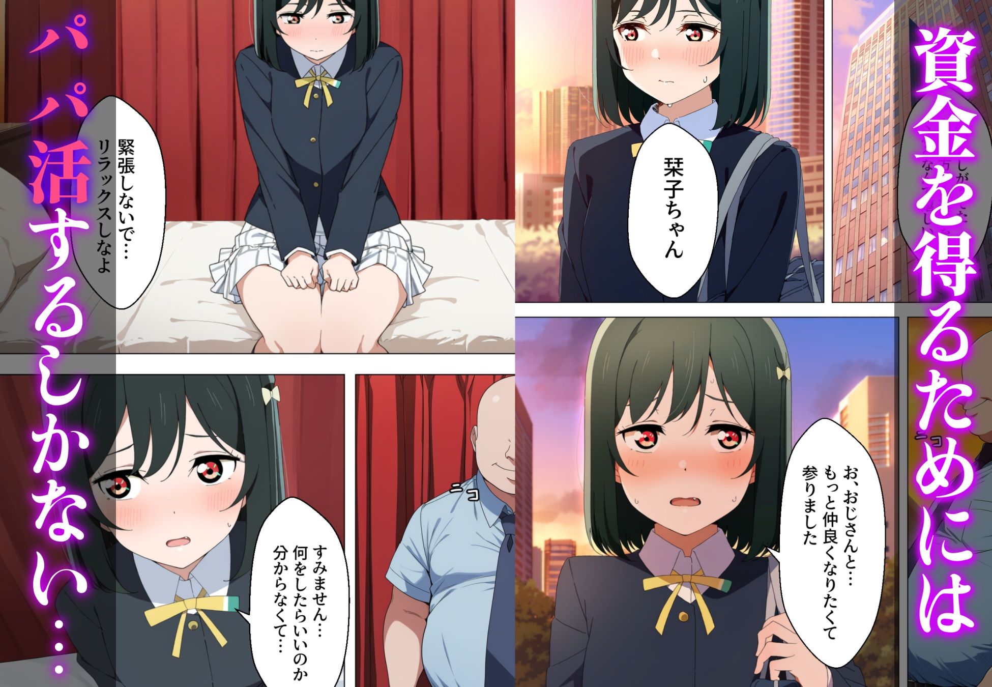 パパ活系スクールアイドル  三○栞子、上○歩夢 サンプル画像2