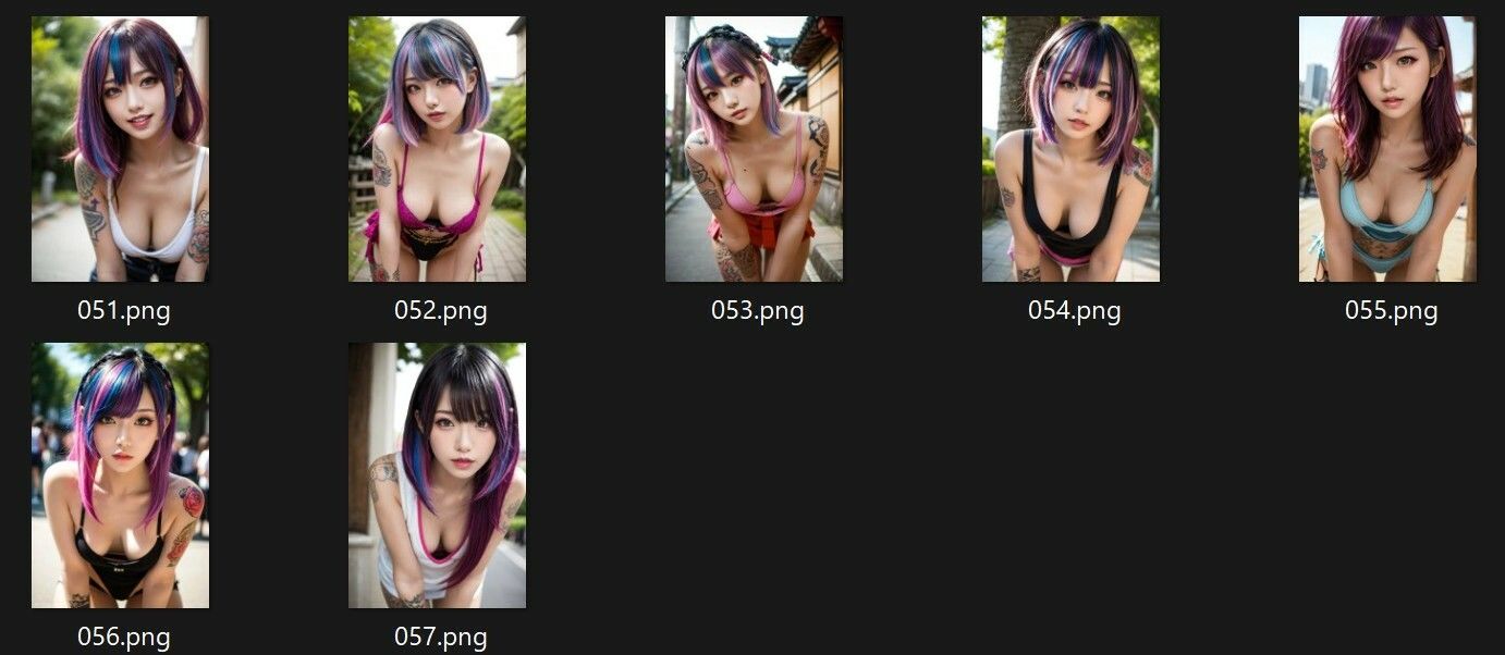 パンク×胸チラのフェチ画像集 サンプル画像3