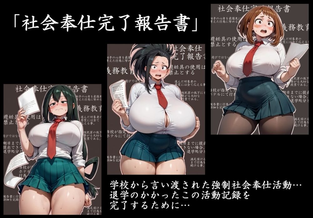 ヒロアカ  3種のせっくす盛り合わせパック サンプル画像1