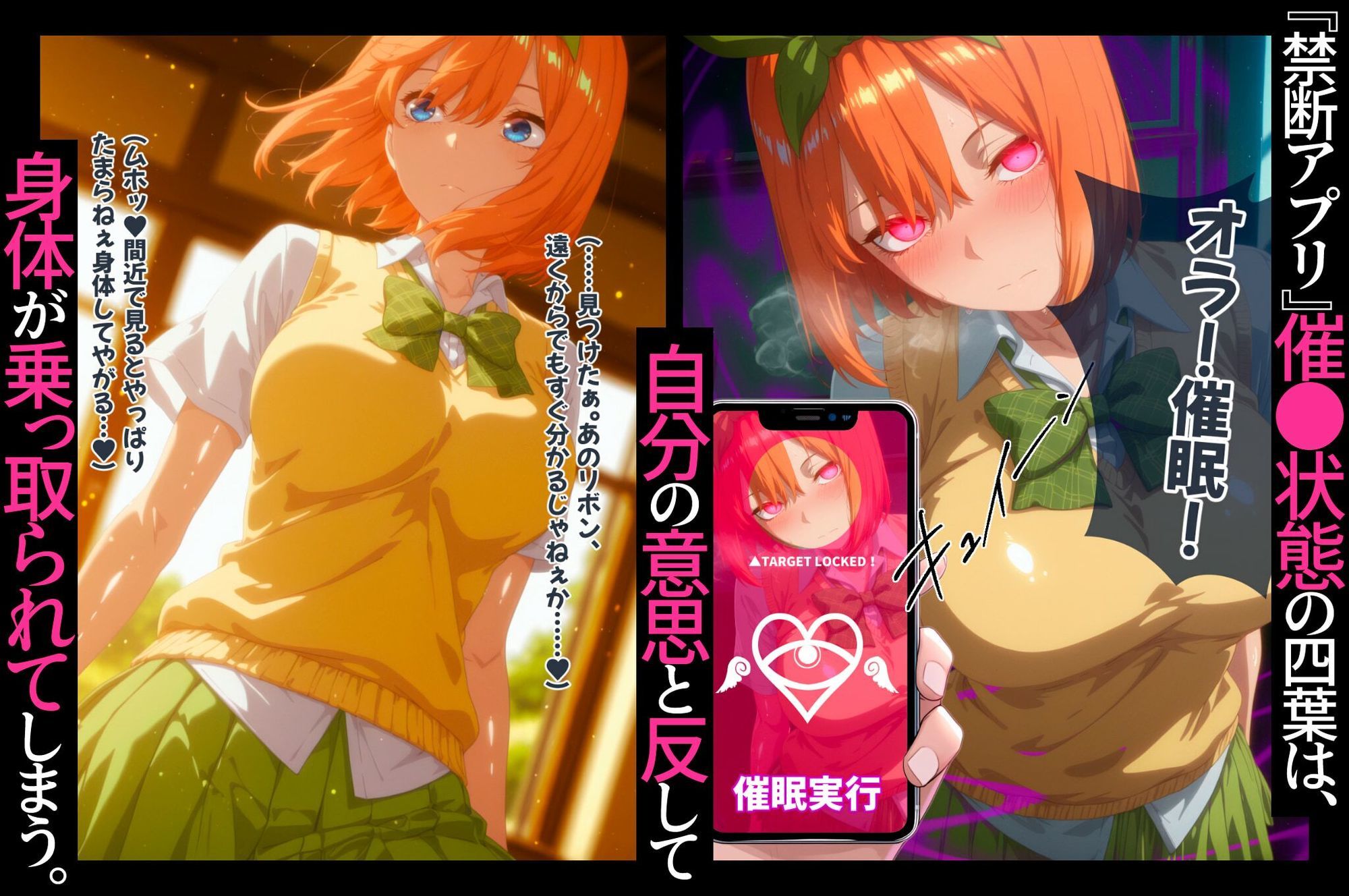 ヒロイン洗脳 ―中野三〇・四〇 催●スマホで言いなりカノジョ化計画【全編セリフ付き】― サンプル画像2