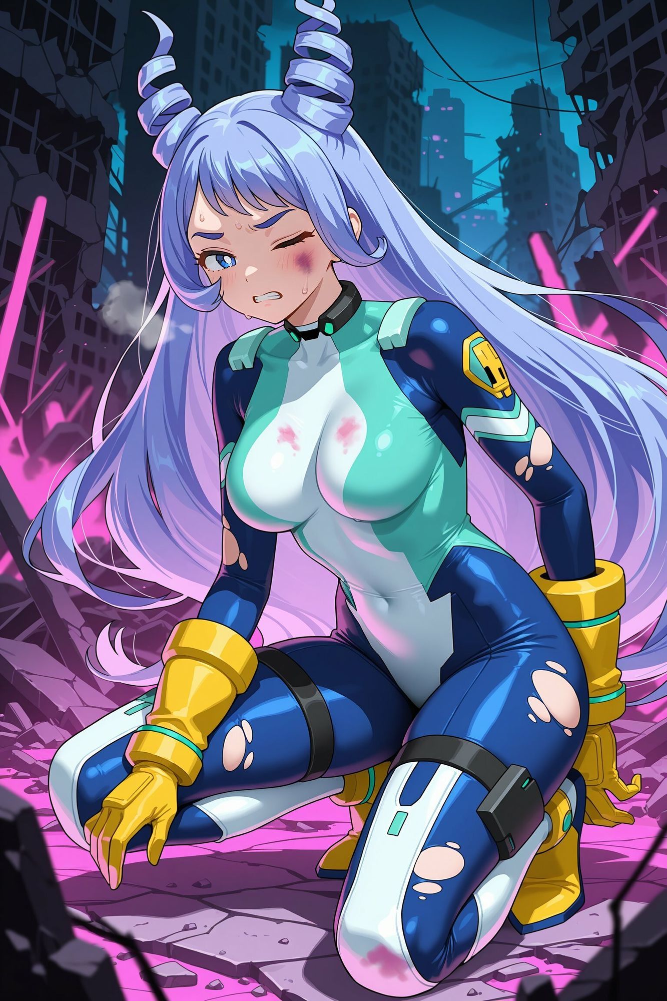 ヒーロー志望の少女たちが敗北の末に無様墜ちするまで【ヒ○アカ 八百万＆ねじれ篇】 サンプル画像5