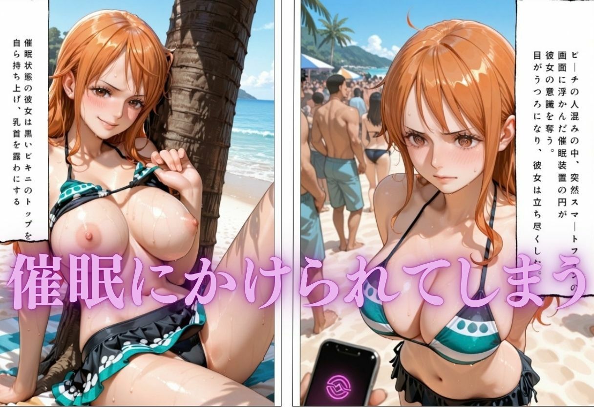 ビキニ美女が催●、メス堕ち  エミ〇ア、レ〇、ナ〇、ロ〇ン、ハン〇ック サンプル画像3