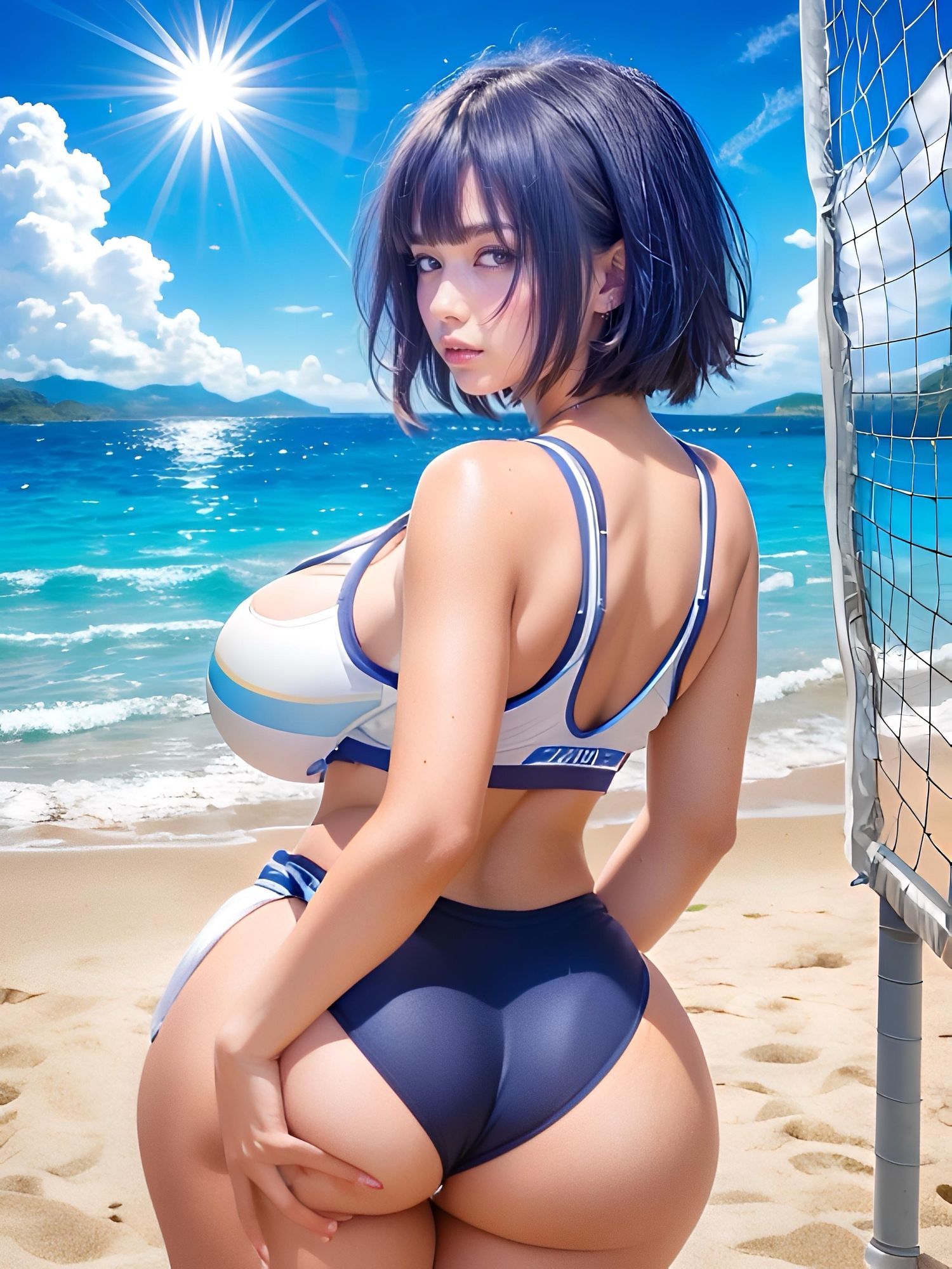 ビーチバレー尻リアル2 サンプル画像2