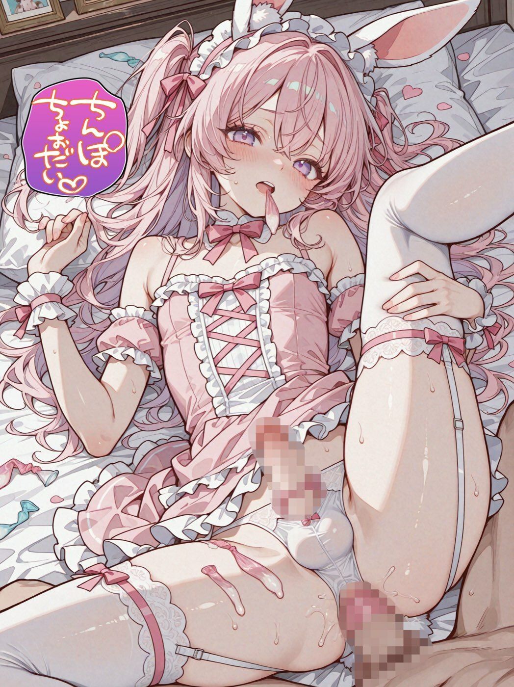 フルボッキ！ケモ耳男の娘！〜可愛いお尻の穴でメスイキ初体験〜 サンプル画像1