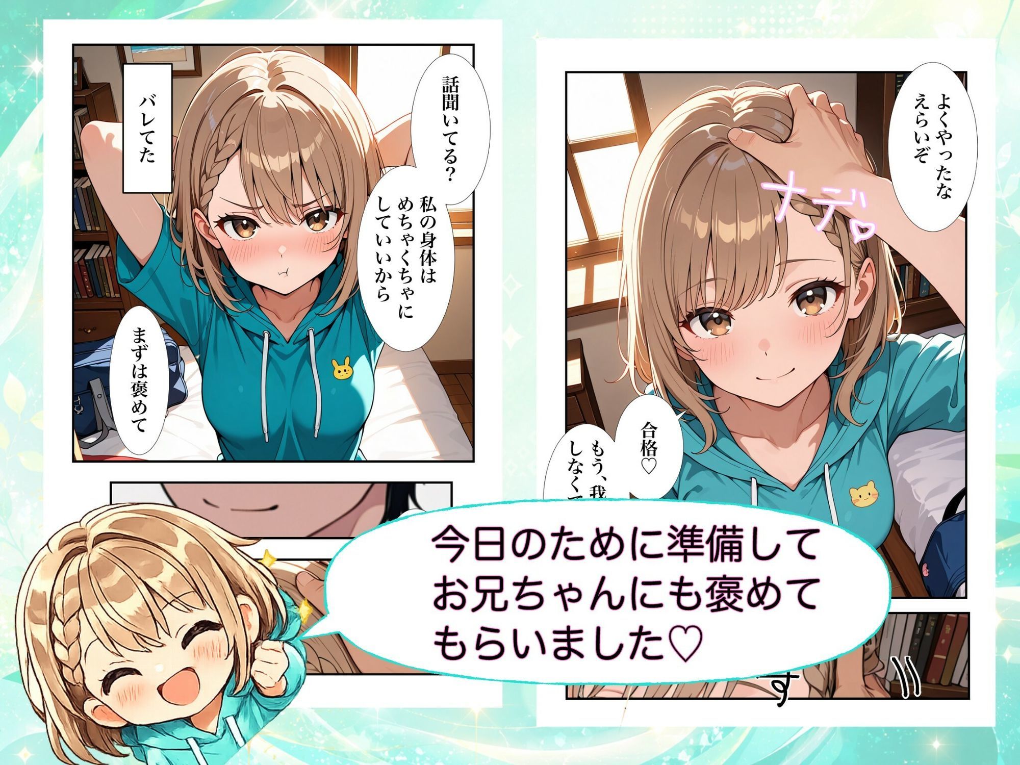 ブラコン妹ちゃんとでかちんお兄ちゃん サンプル画像3