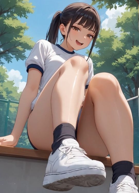 ブルマ女子に見下されながら足蹴にされたい？ サンプル画像2