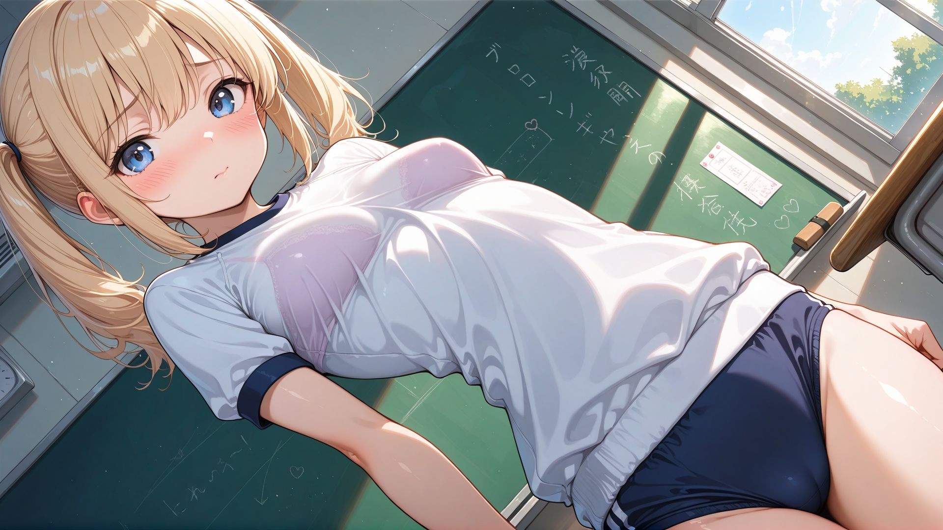 ブルマ日和。― ツインテール編:ブラ透け ― サンプル画像2