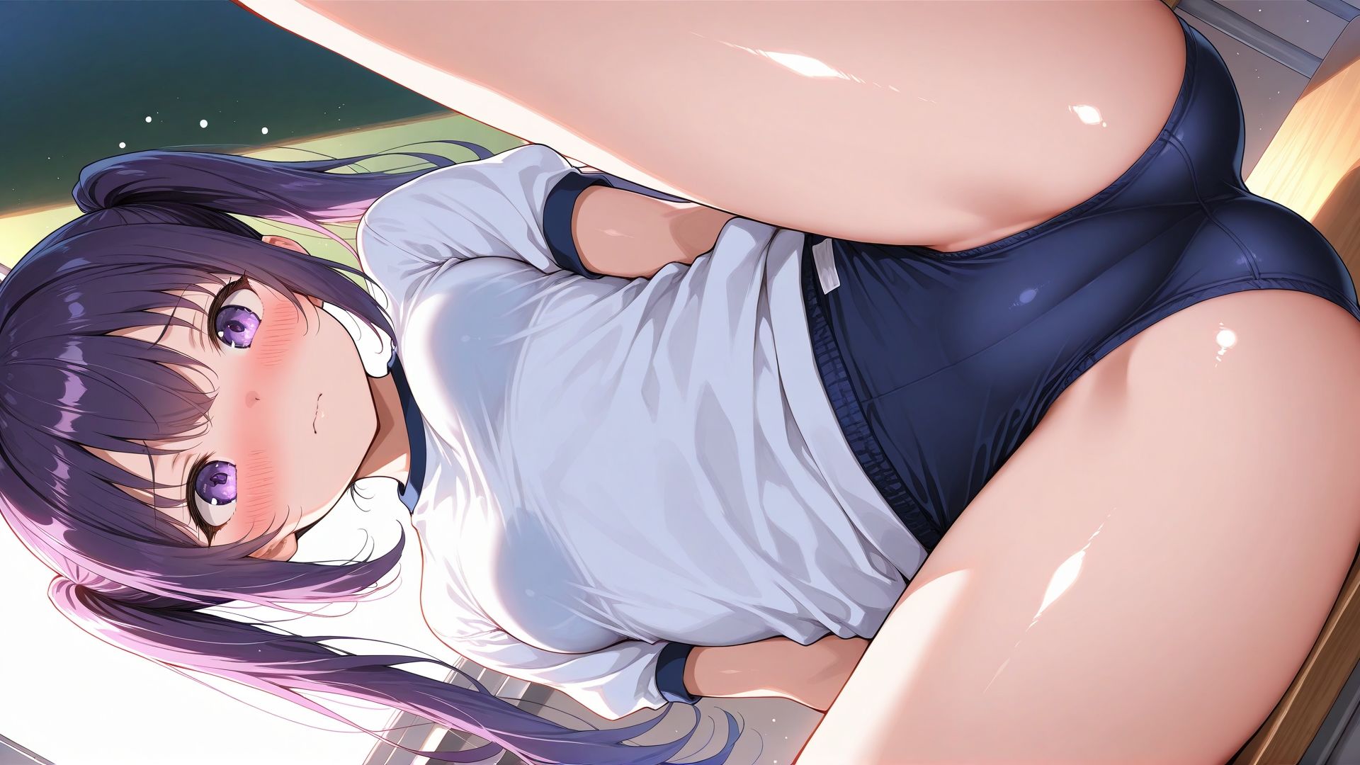 ブルマ日和。― ツインテール編:ブラ透け ― サンプル画像9