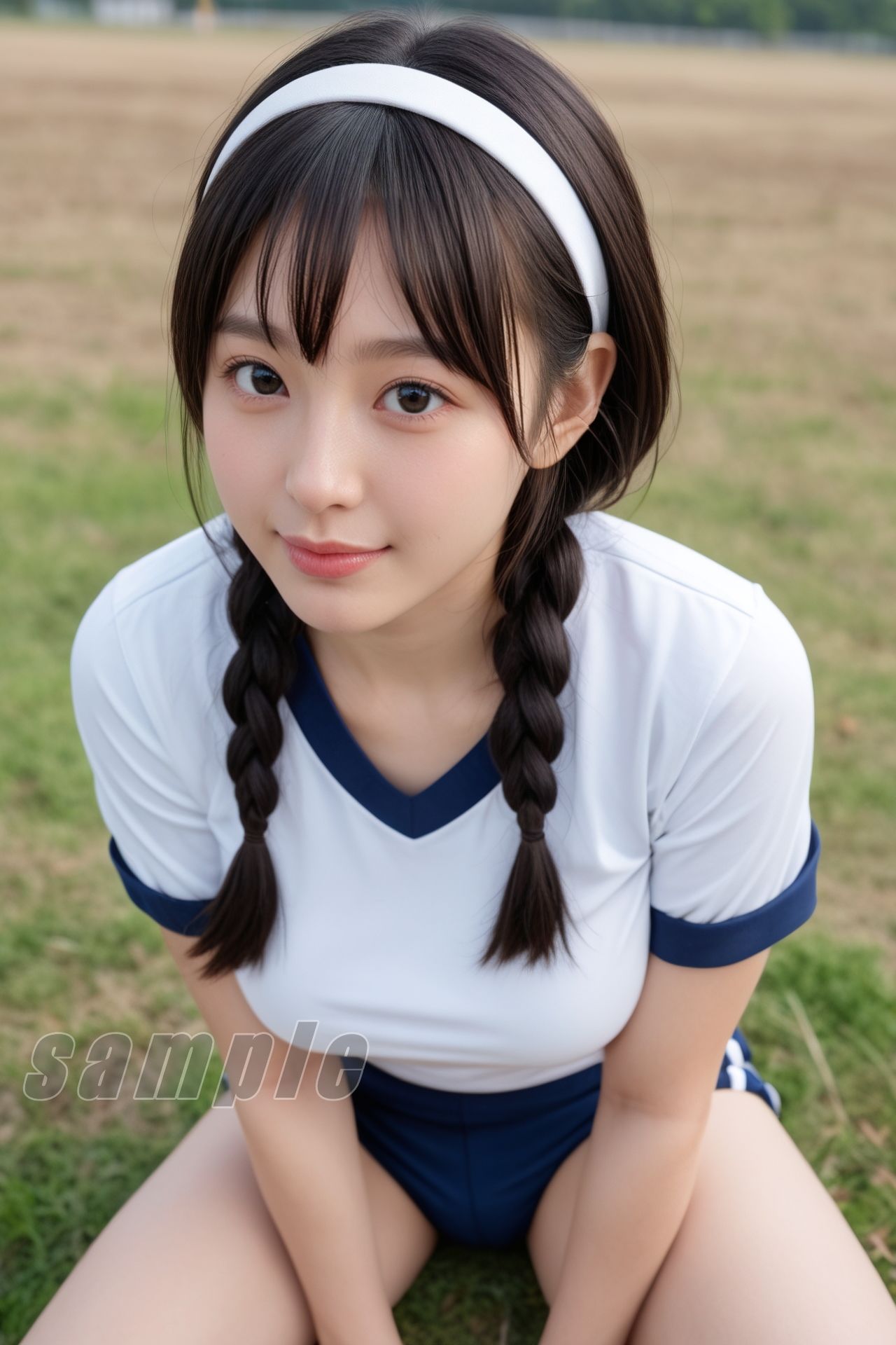 ブルマ＆体操着のアイドルを撮影したついでに part.3 サンプル画像1