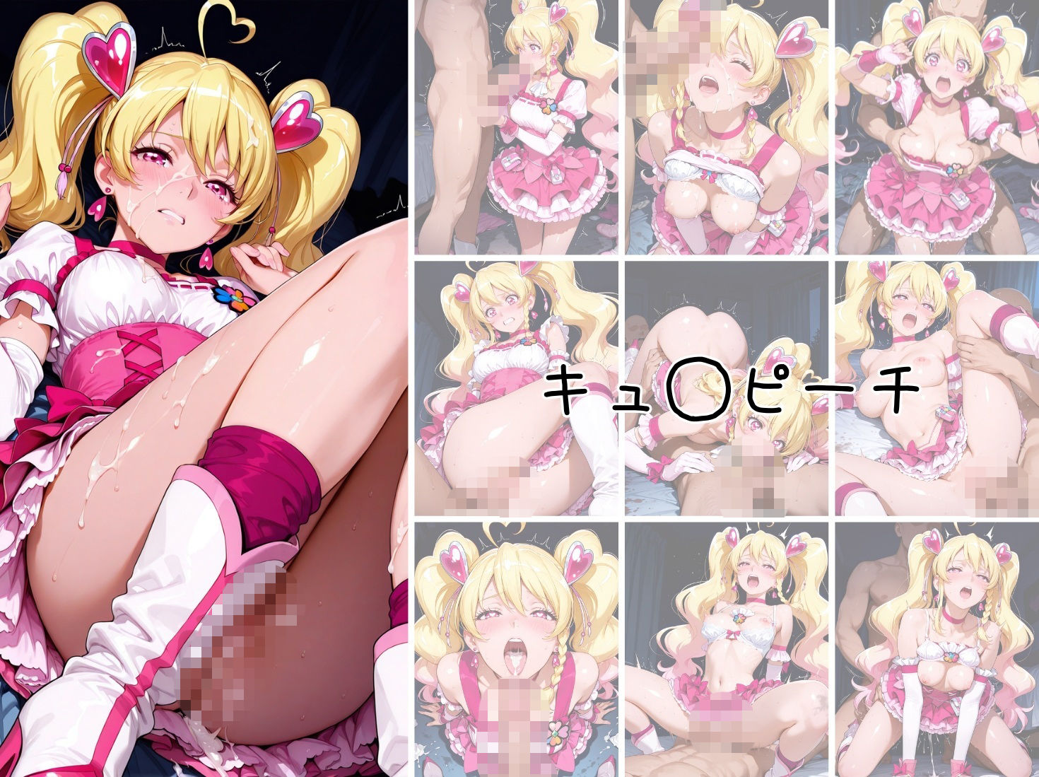 プ〇キュア拘束 敗北ファイル フ〇ッシュプ〇キュア編（キュ〇ベリー キュ〇ピーチ キュ〇パッション キュ〇パイン） サンプル画像3