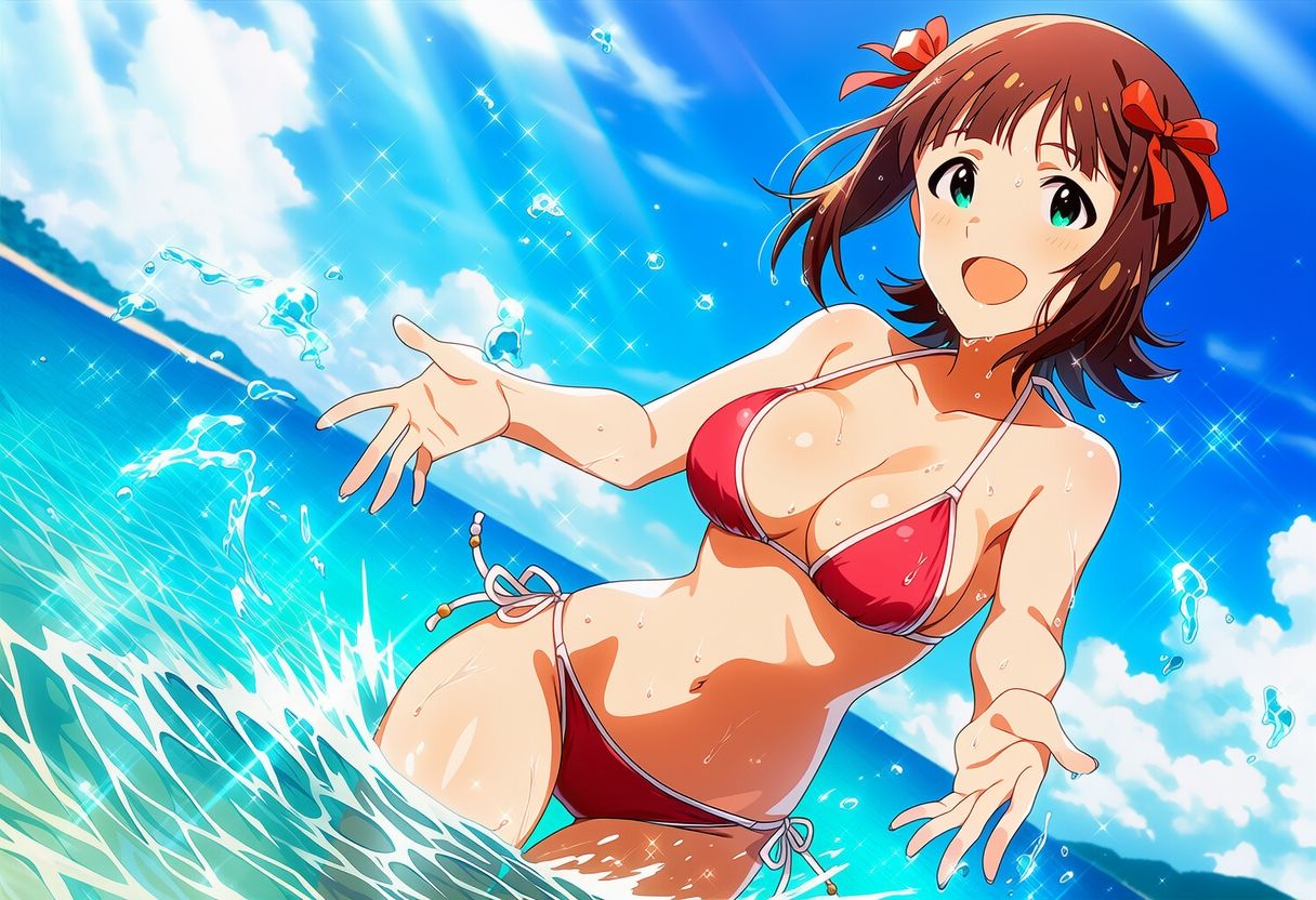 プライベートビーチ 天○春香 サンプル画像1