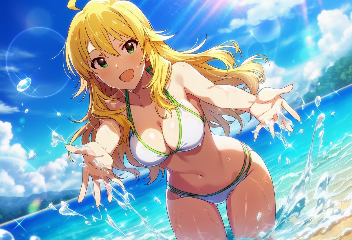プライベートビーチ 星○美希 サンプル画像2