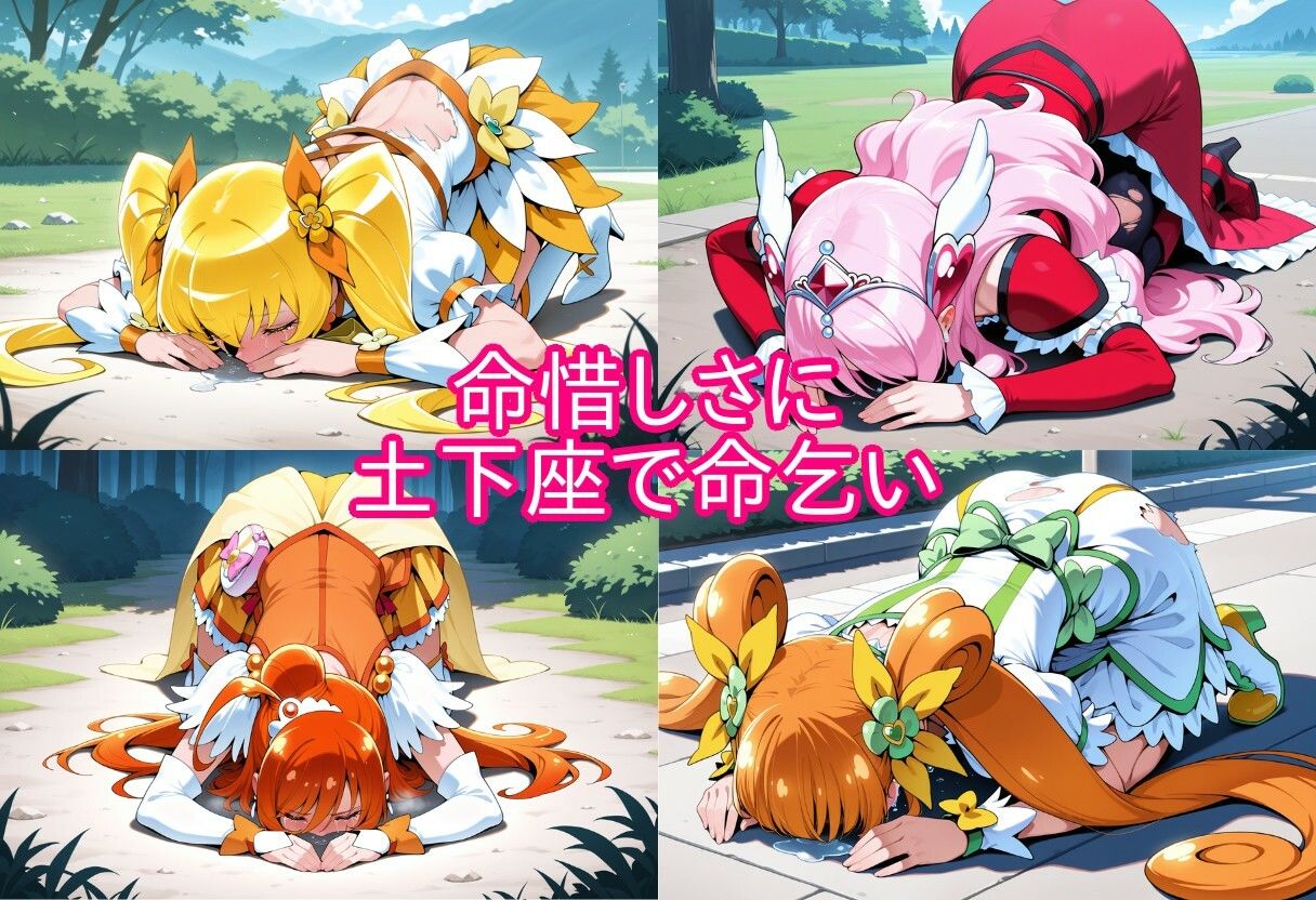 プリキュアの命乞い 何でもします、許してください… サンプル画像2