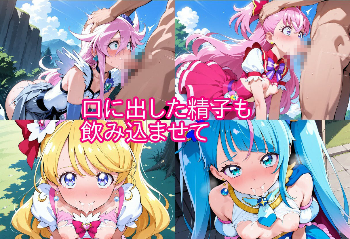プリキュアの命乞い 何でもします、許してください… サンプル画像4