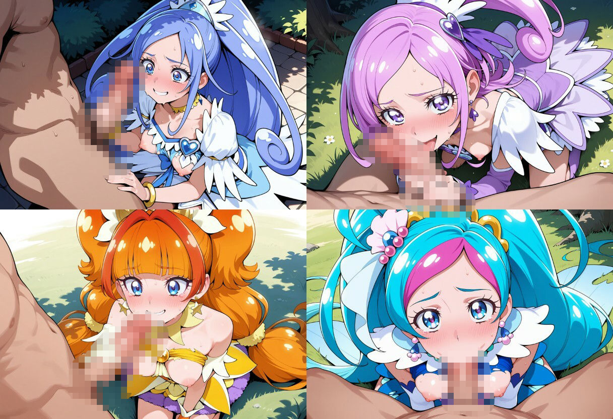 プリキュアの命乞い 何でもします、許してください… サンプル画像8